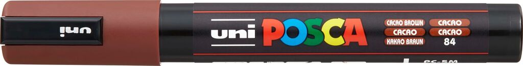 UNI POSCA Marker PC-5MC KAKAO BRAUN mittelfeine Spitze 1,8 - 2,5mm