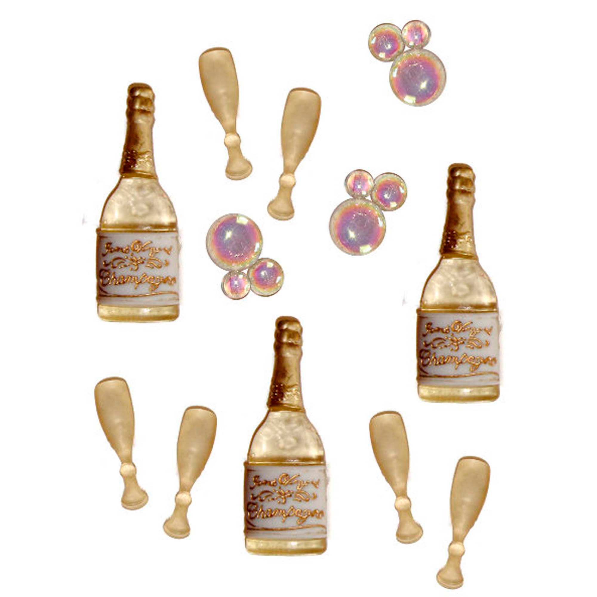 Knöpfe Congratulations Set 10Stk.