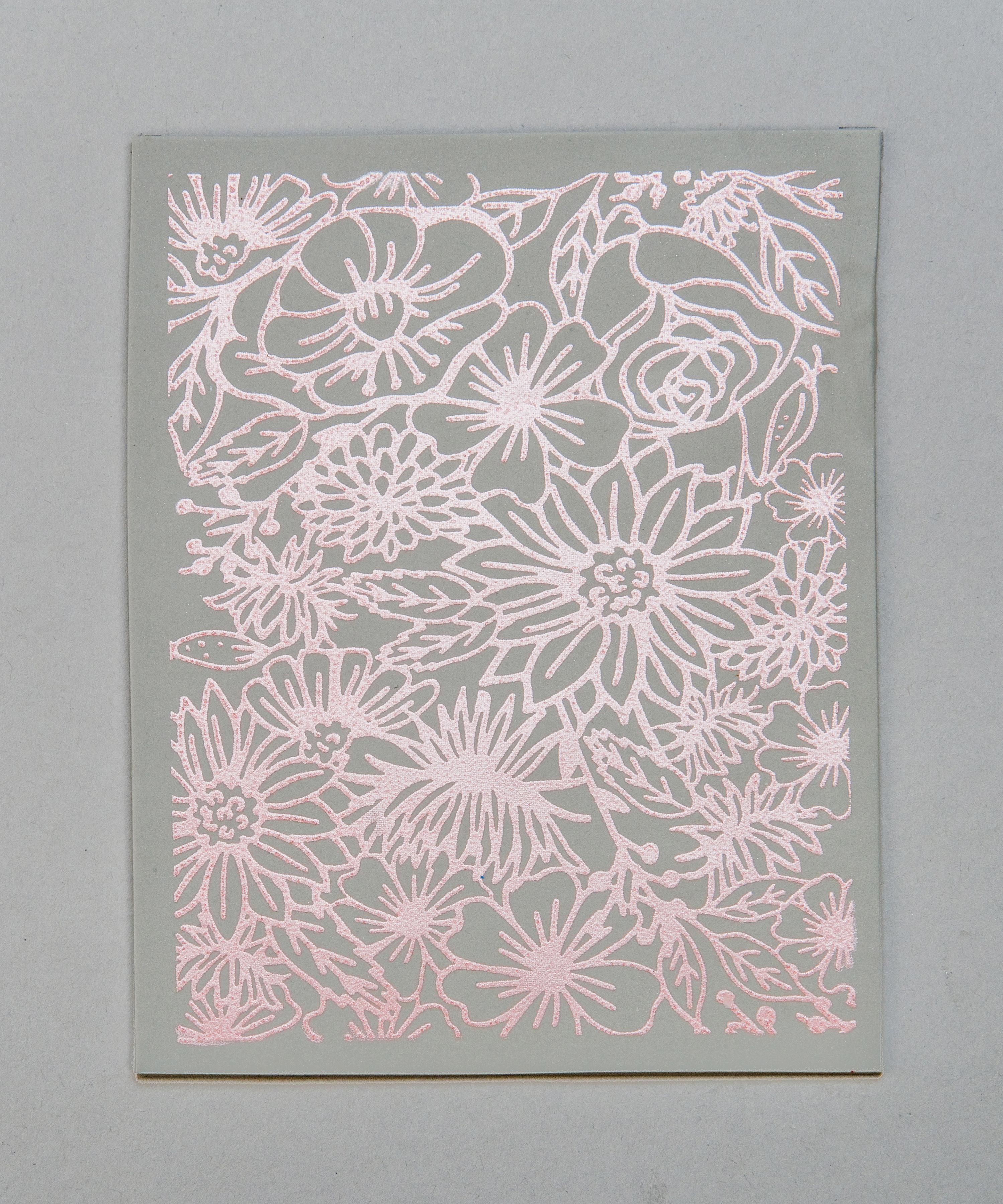 Sculpey Silk Screens Schablonen  Floral, Siebdruckschablonen Set