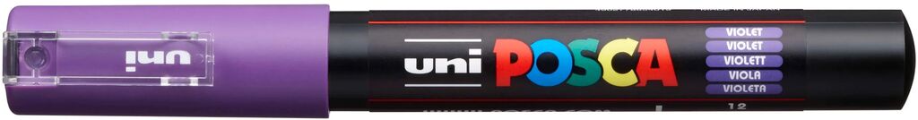 UNI POSCA Marker PC-1MC VIOLETT extra feine Spitze 0,7 - 1 mm