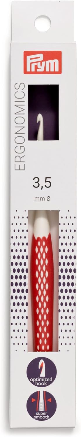 Prym Ergonomics Wollhäkelnadel ergonomisch geformt verschiedene Stärken Prym Ergonomics Wollhäkelnadel ergonomisch geformt verschiedene Stärken