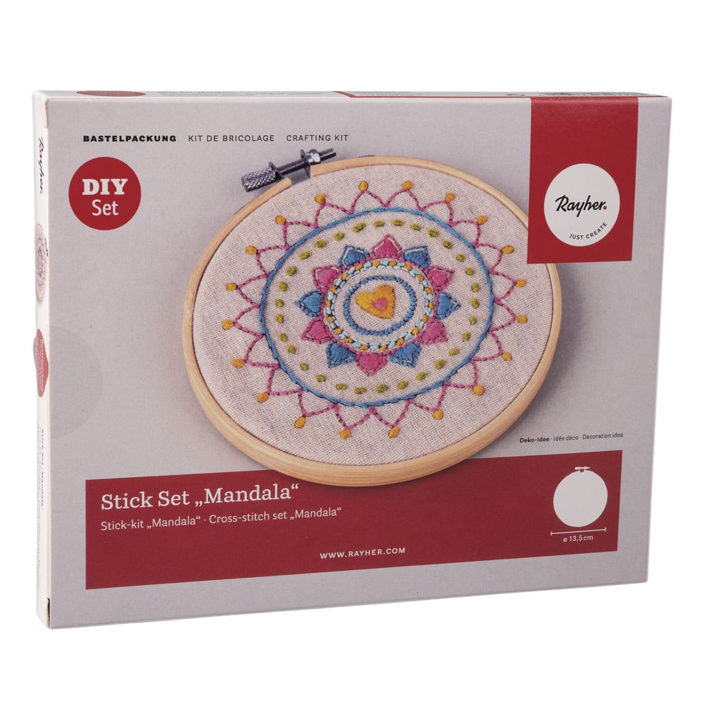 Bastelpackung Stick Set Mandala 8-teilig