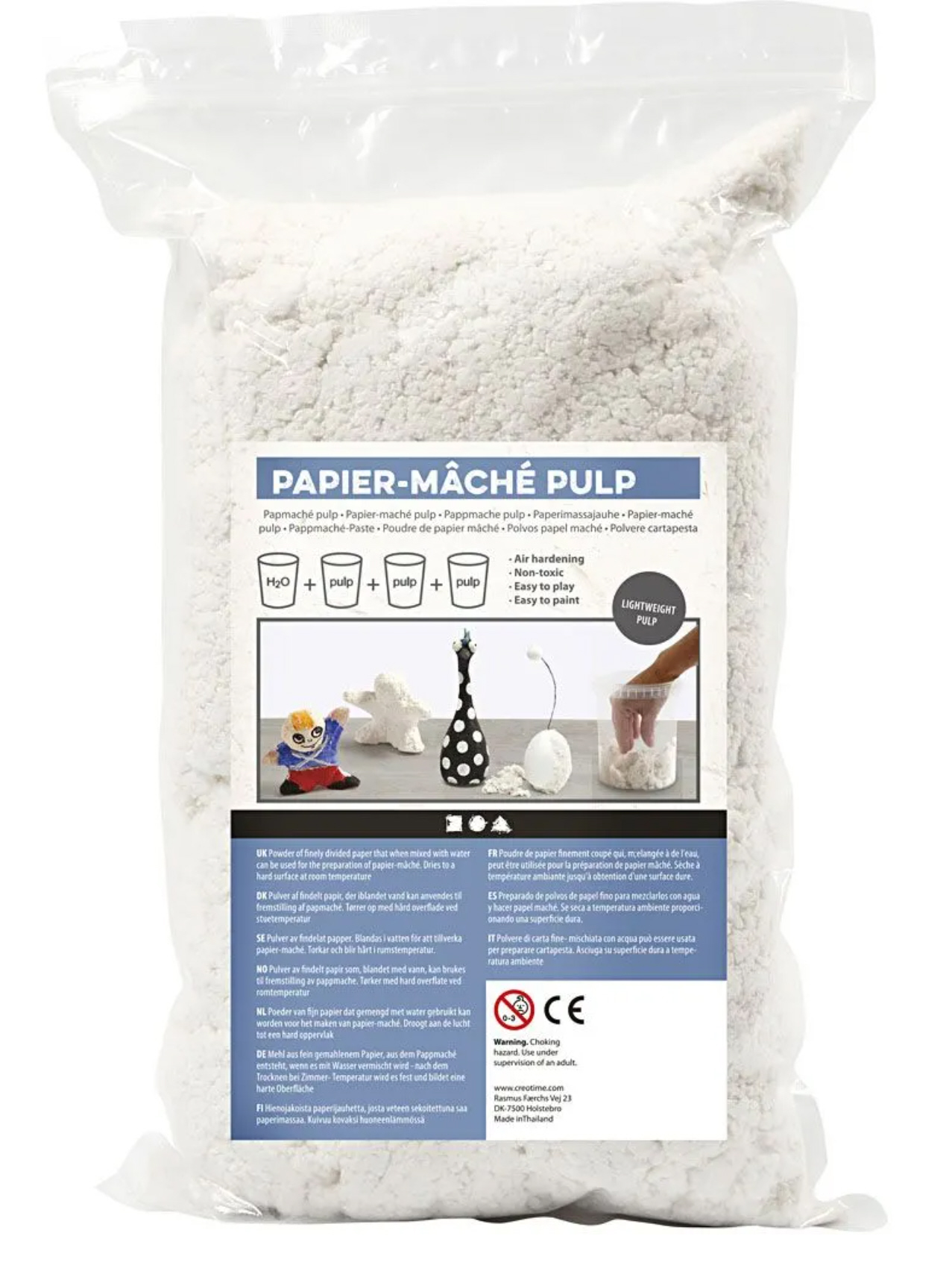 Pappmachee-Pulpe 400g / Beutel