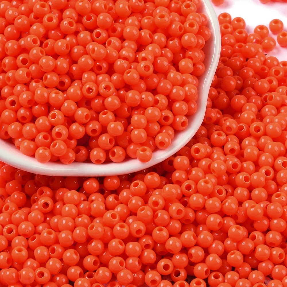 Acrylperlen Uni 4mm Lochbohrung 1,6mm 600 Stück Acrylperlen Uni 4mm Lochbohrung 1,6mm 600 Stück