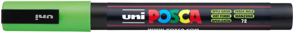UNI POSCA Marker PC-3M APFELGRÜN Rundspitze 0,9-1,3mm UNI POSCA Marker PC-3M APFELGRÜN Rundspitze 0,9-1,3mm