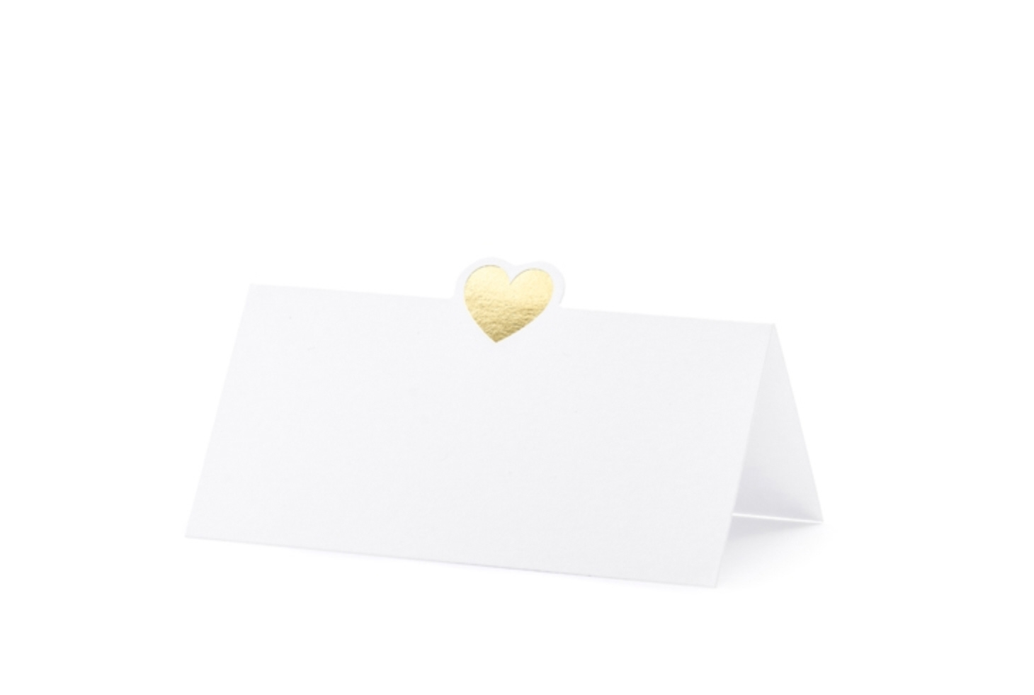 Platzkarten mit Herz Place Cards Heart 10x5cm 10 Stück 