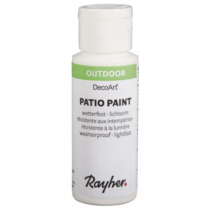 Patio Paint 59ml, Allwetterfarbe, Acrylfarbe für draußen, Außenbereichsfarbe