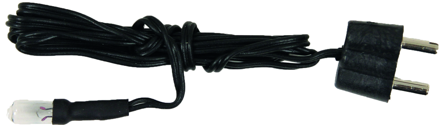 Birnchen mit Kabel und Stecker 50cm 3,5V 0,7W Krippenbeleuchtung