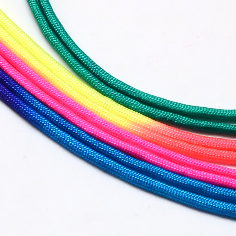 Paracord 4mm,  Batikstyle Regenbogen,  6,4 m