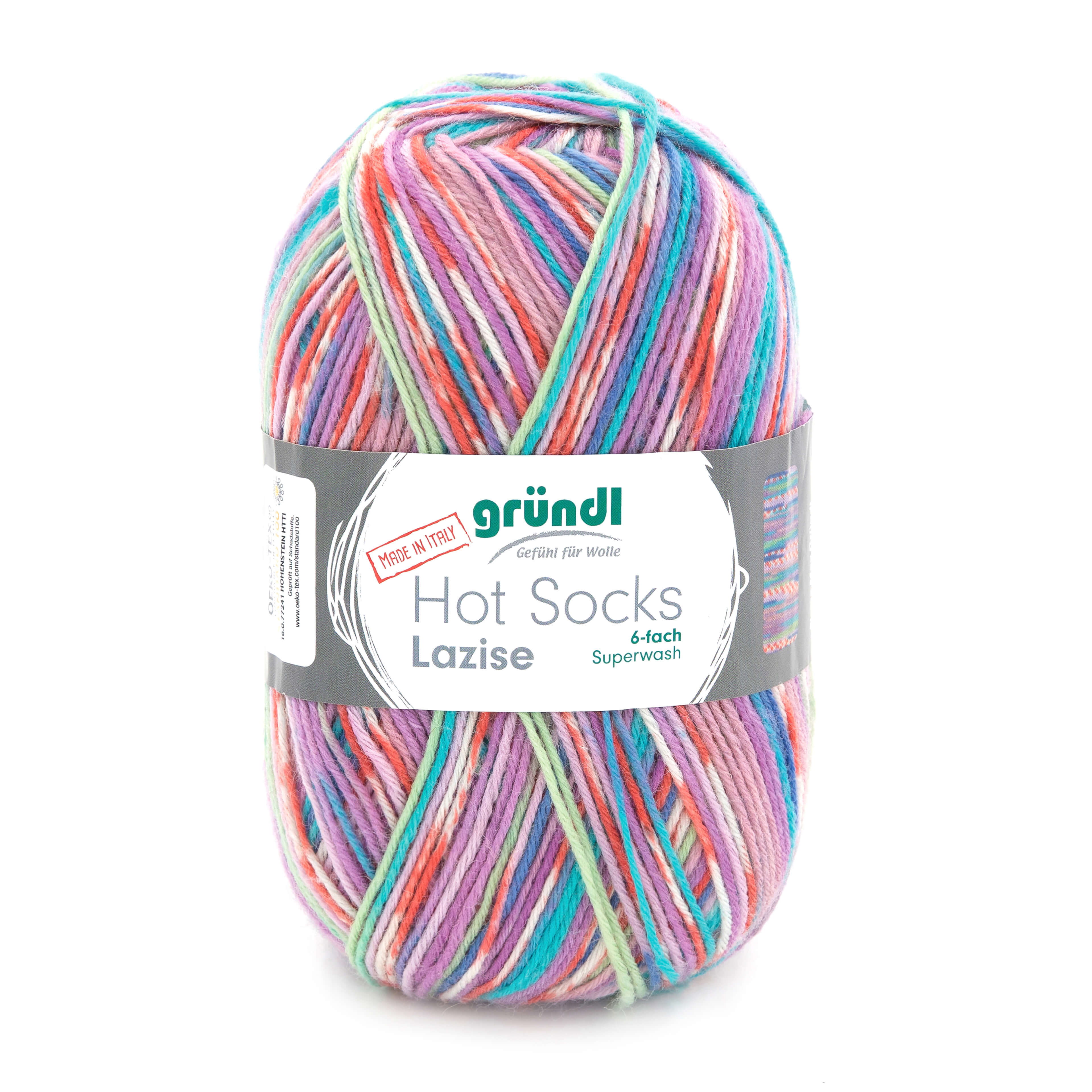 Gründl Hot Socks Lazise 6-fach superwash Gründl Hot Socks Lazise 6-fach superwash