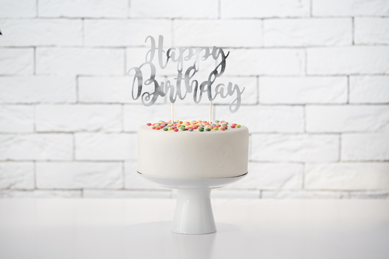 Cake Topper Happy Birthday 22,5cm