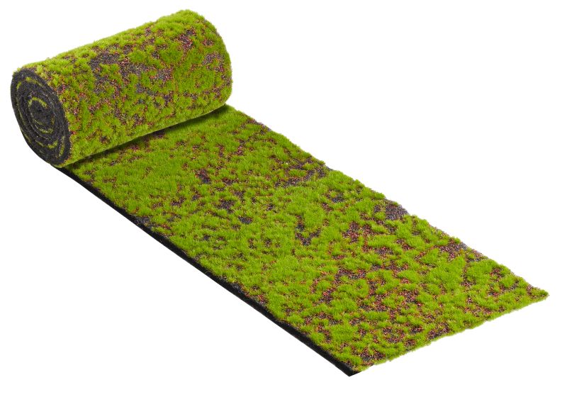 Deko-Band Moos, 20 cm x 1m, grün-braun Moosband
