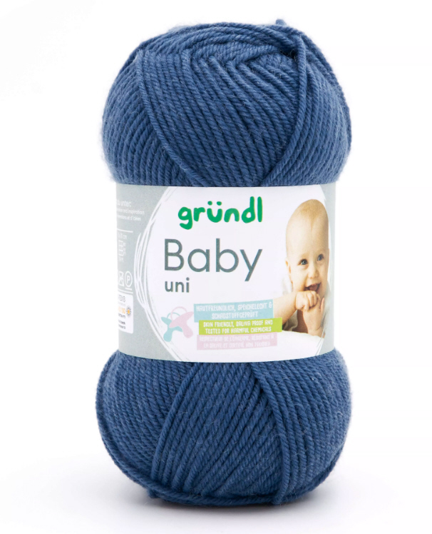 Gründl Baby Uni Babywolle 50g 150m Gründl Baby Uni Babywolle 50g 150m