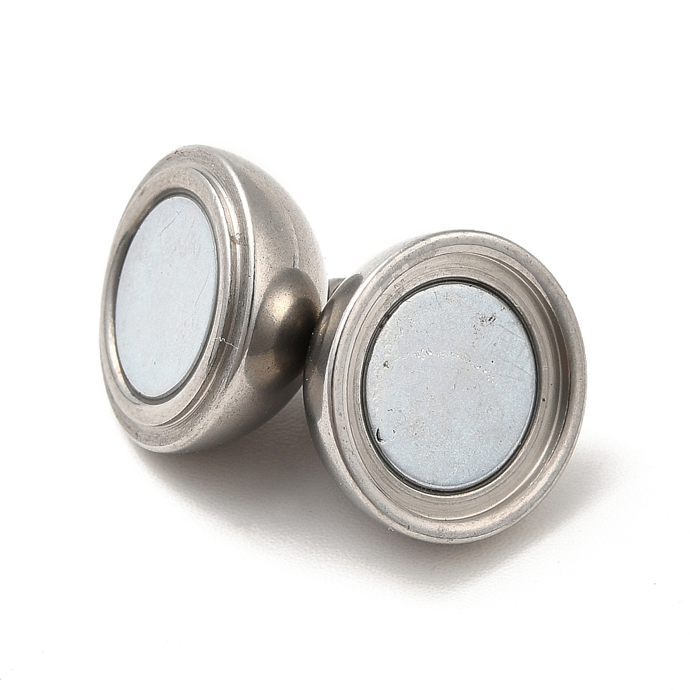 Kugel- Magnetverschluss aus Edelstahl rund 12mm 1 Stück Kugel- Magnetverschluss aus Edelstahl rund 12mm 1 Stück