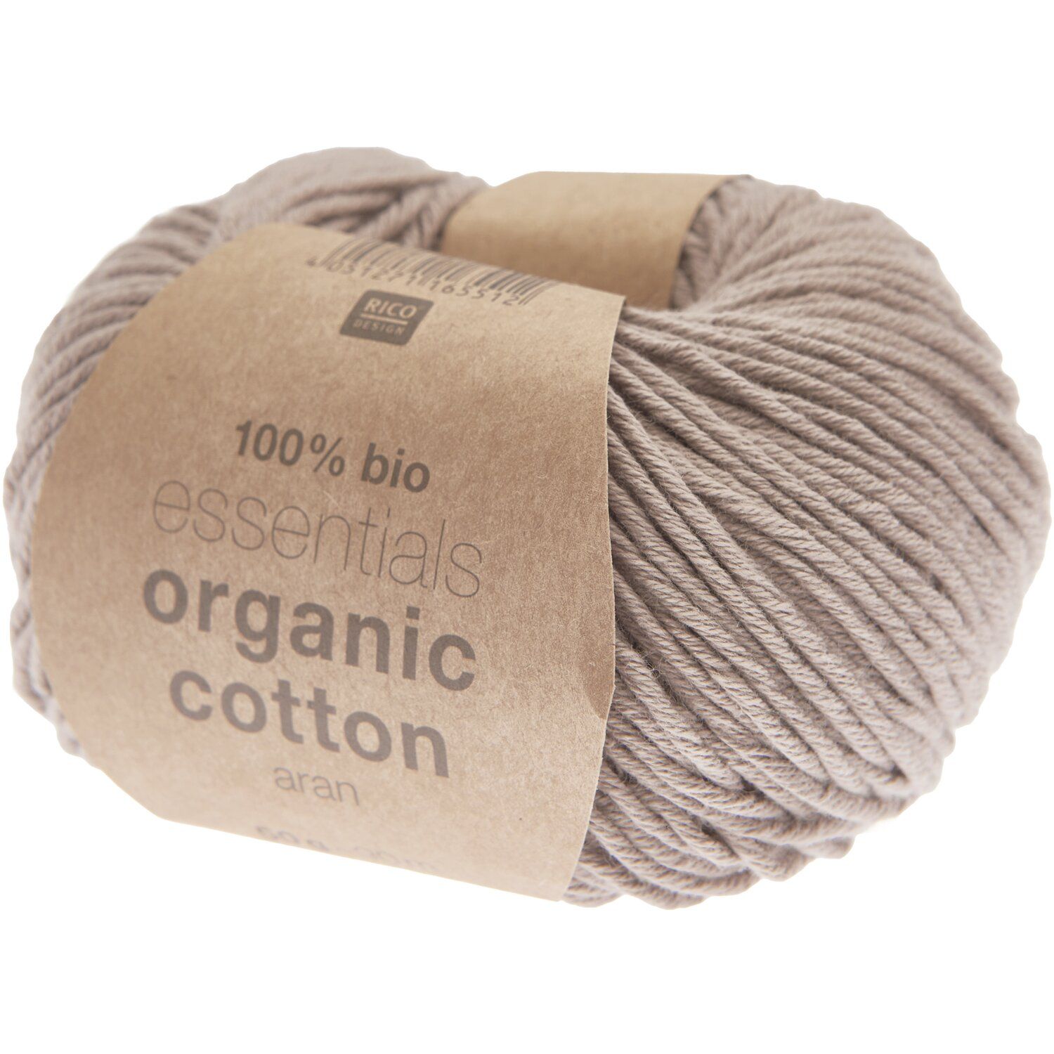 Rico Essential Organic Cotton aran Baumwollgarn 50g/90m Rico Essential Organic Cotton aran Baumwollgarn 50g/90m