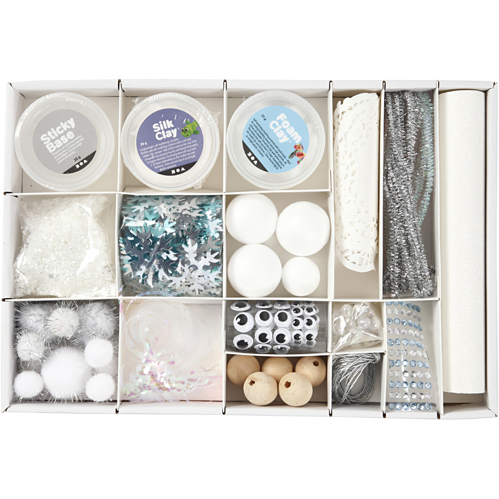 Kreativbox Winter Bastelpackung Winterbastelbox 