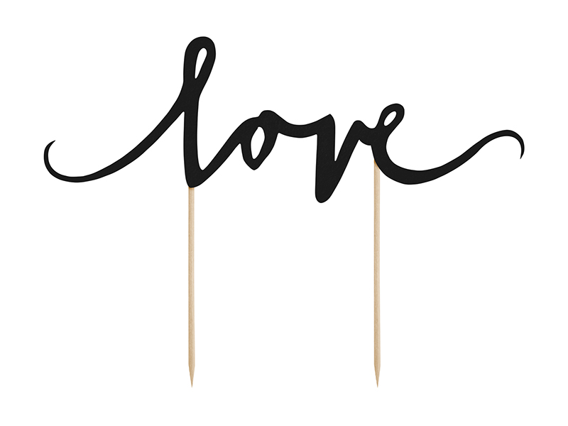 Tortenstecker LOVE 17cm Cake Topper 