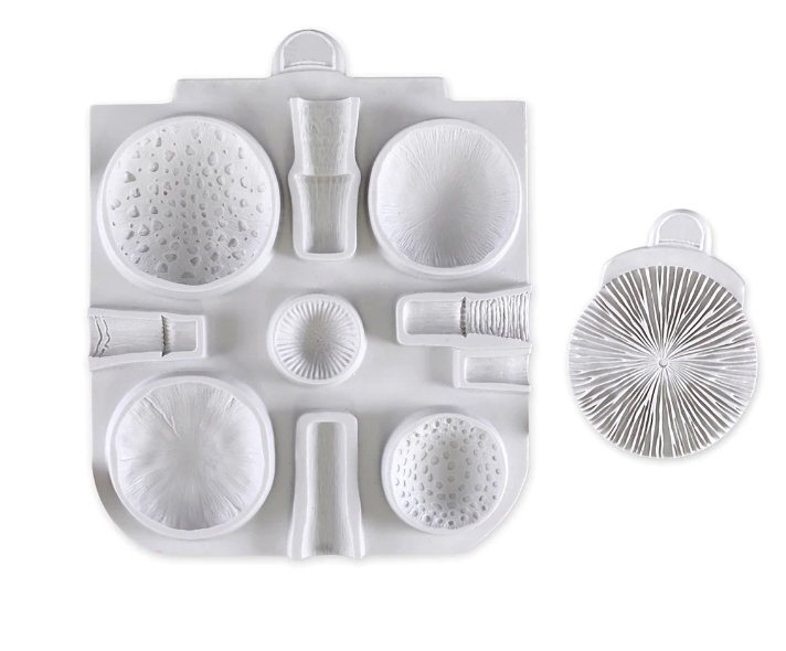 Exklusiv Silikonform Pilze, Set
