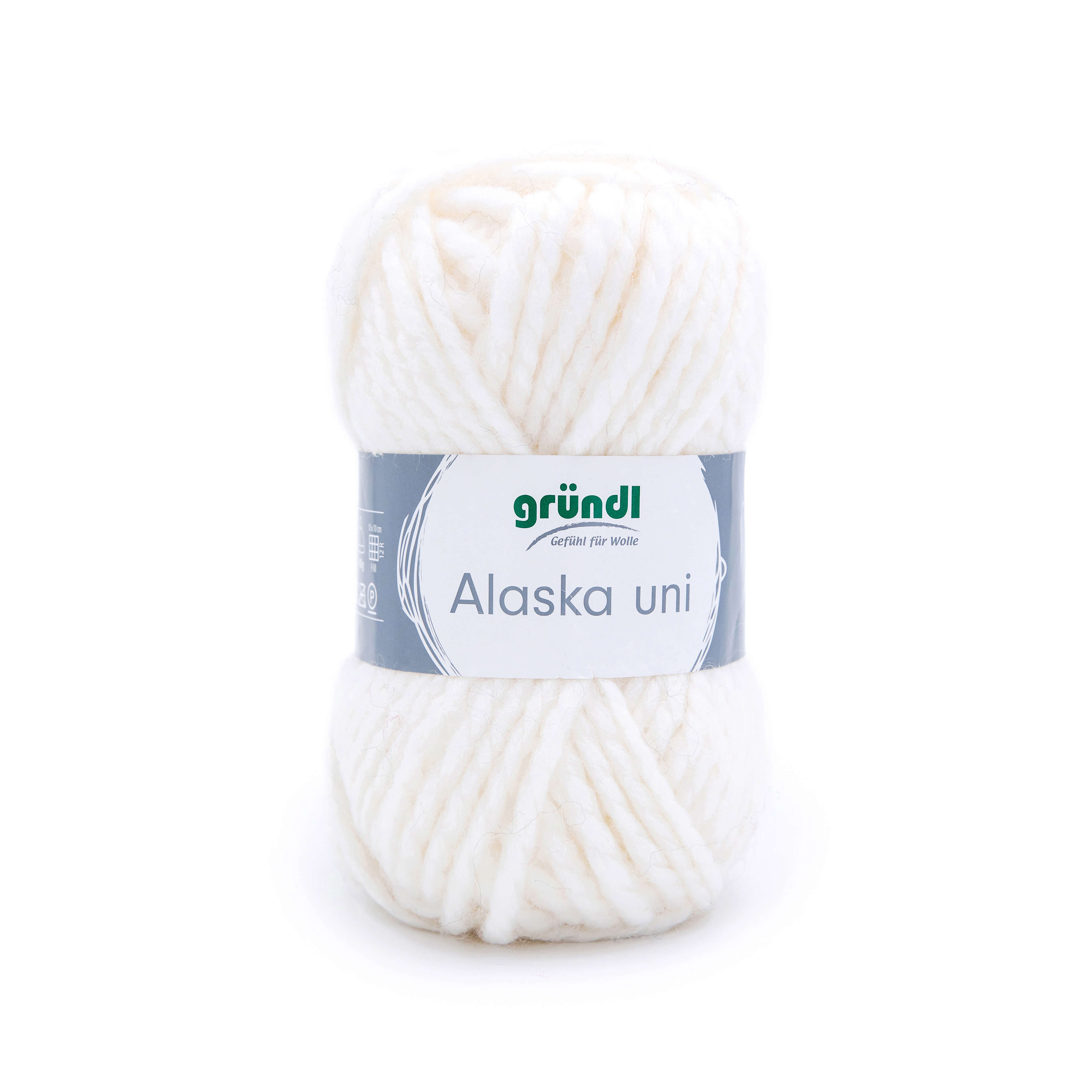 Gründl Alaska Wolle Uni ECRU 100g 75m Gründl Alaska Wolle Uni ECRU 100g 75m