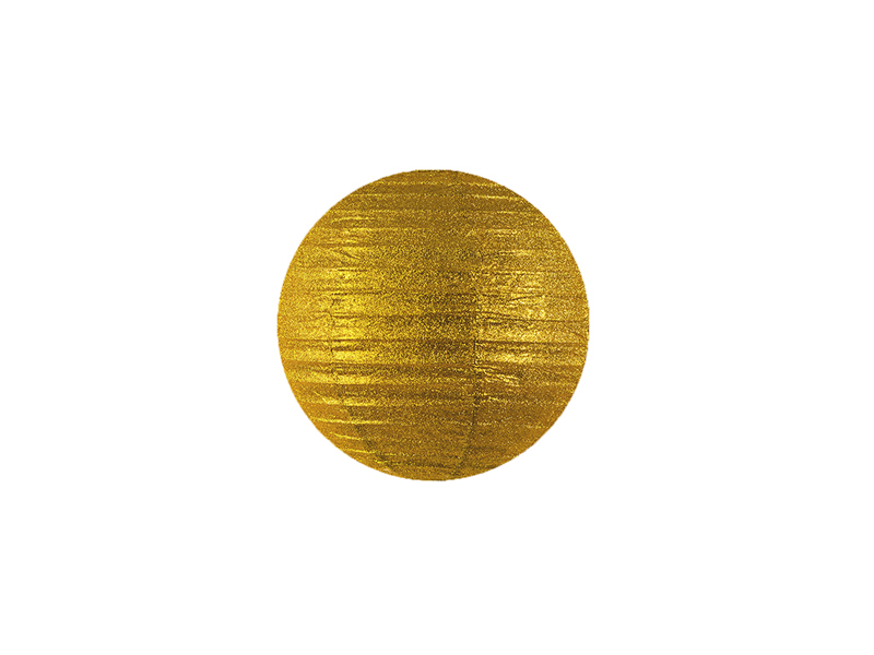 Papier-Laterne gold Glitzer Paper Lantern Lampion