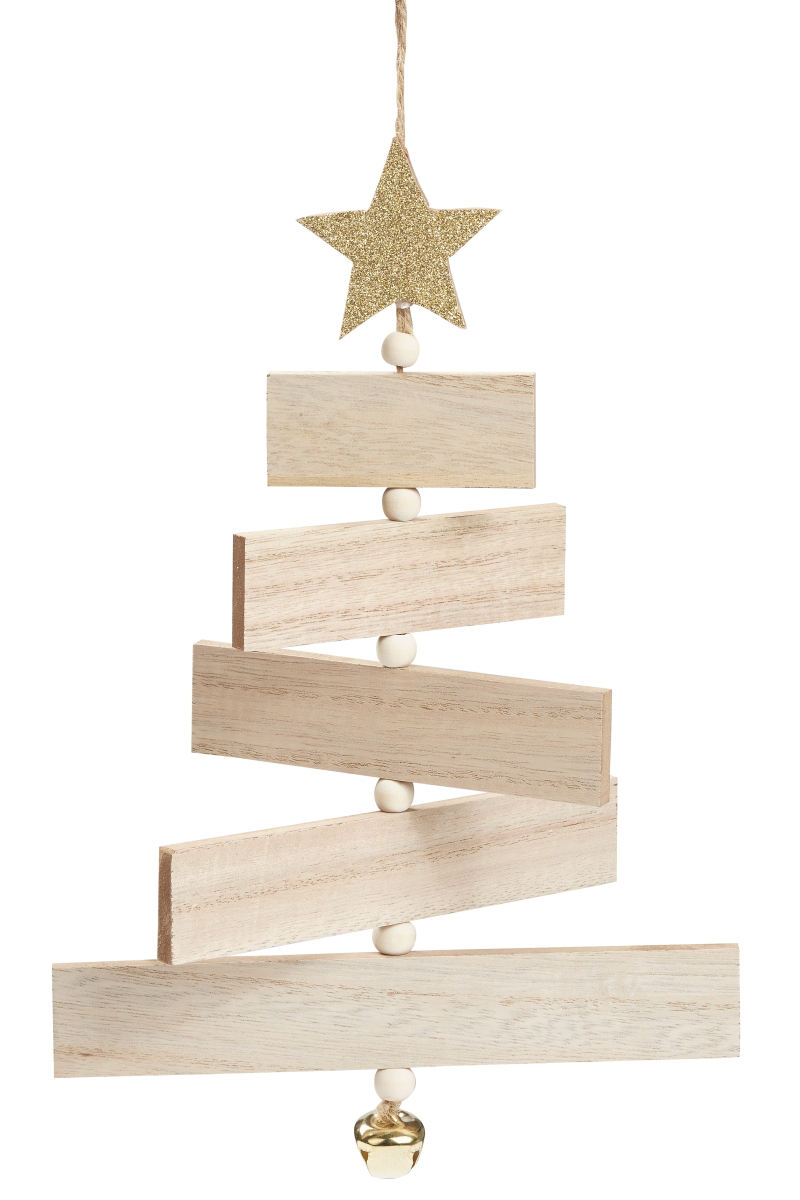 Christbaum-Mobile 27cm Holz 