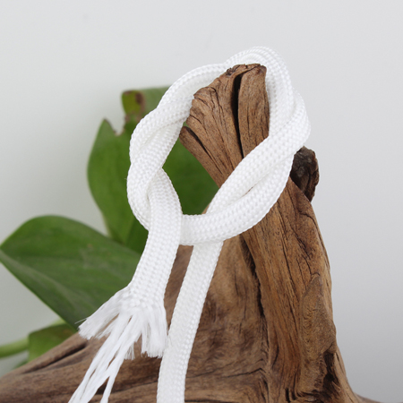 Paracord Kordel UNI WEISS einfärbig 4mm 6,4m/ Bund 