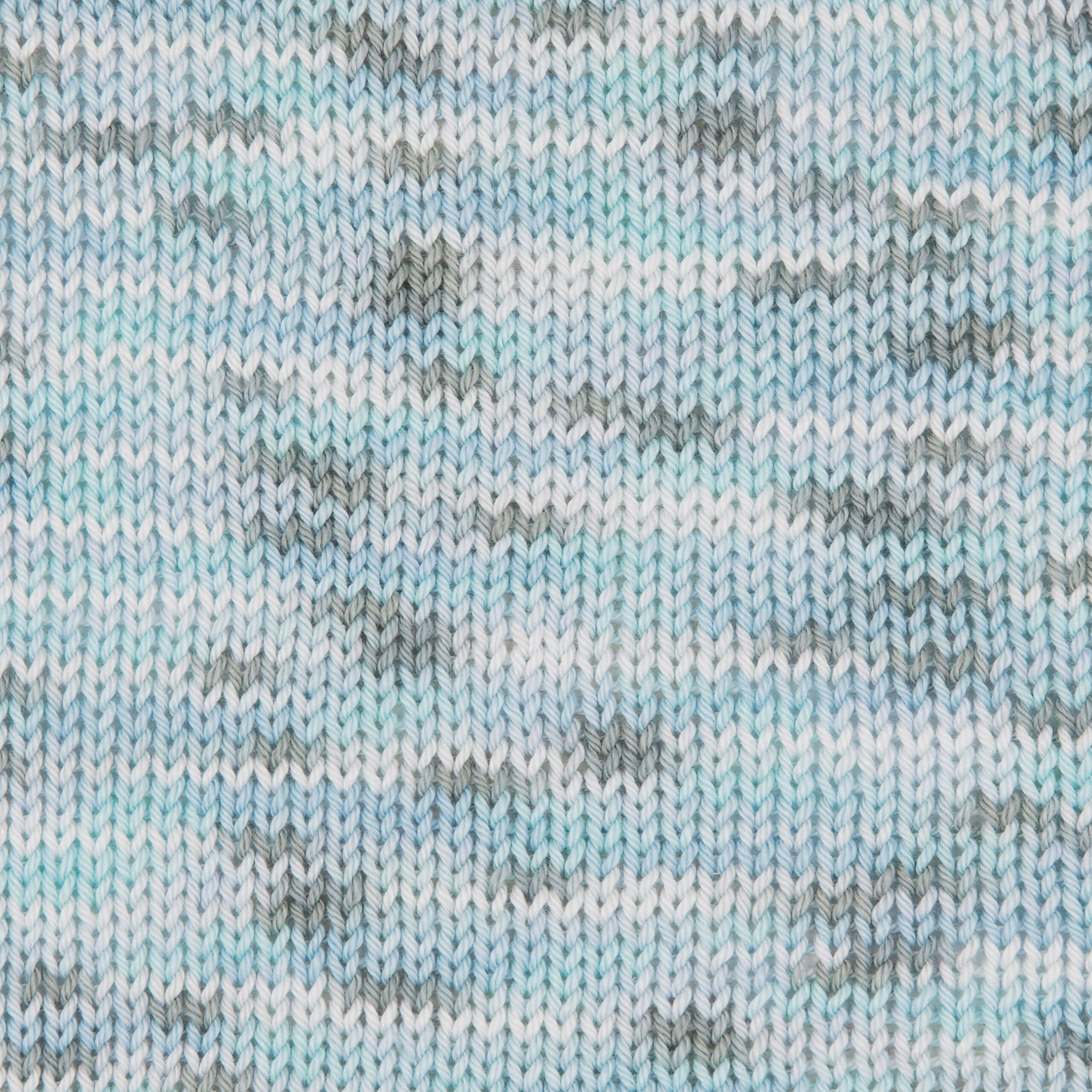 Cotton Quick Print mint-blau-weiß