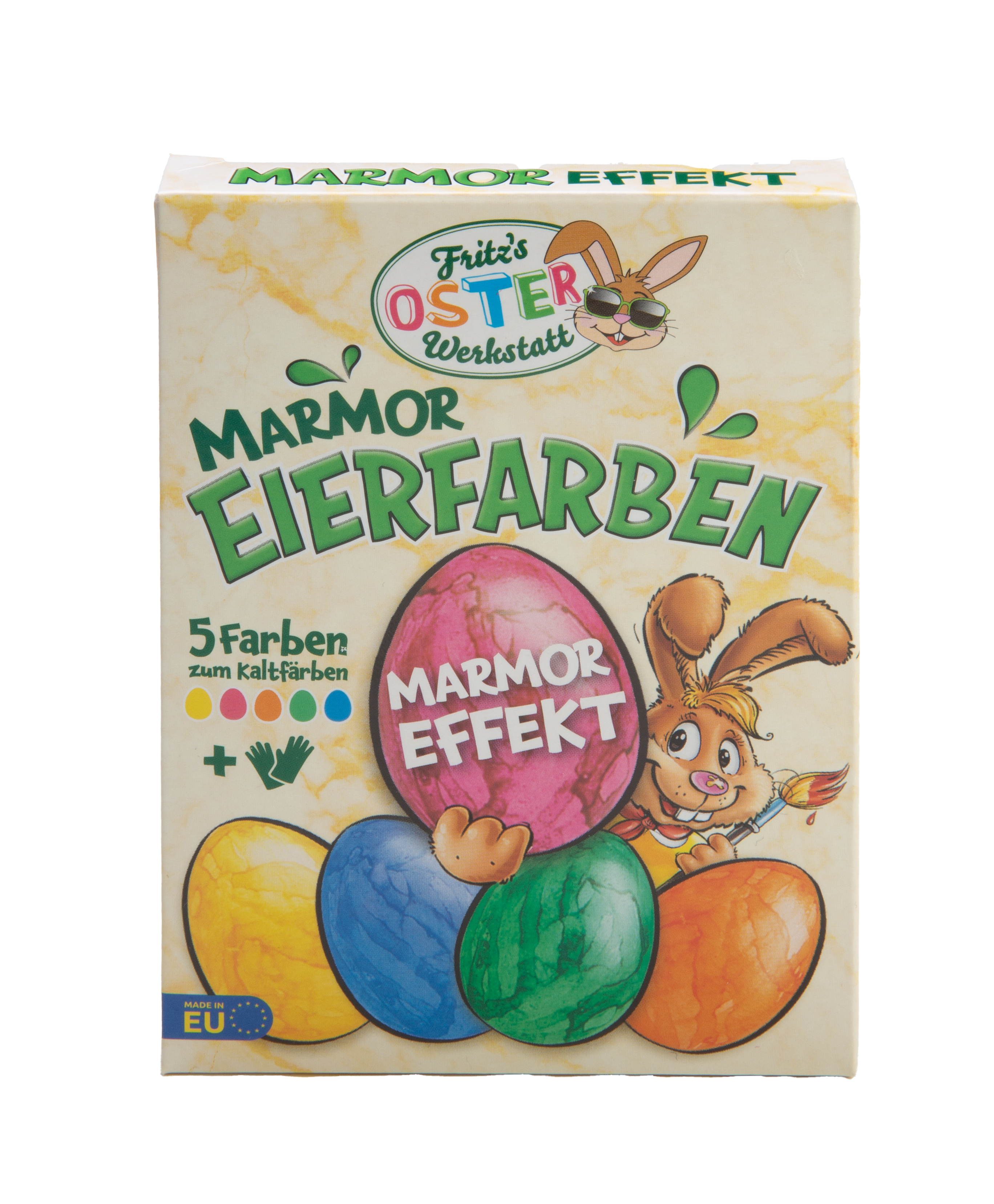Marmor Eierfarben zum Kaltfärben Set 5 Stück Fritz´s Osterwerkstatt