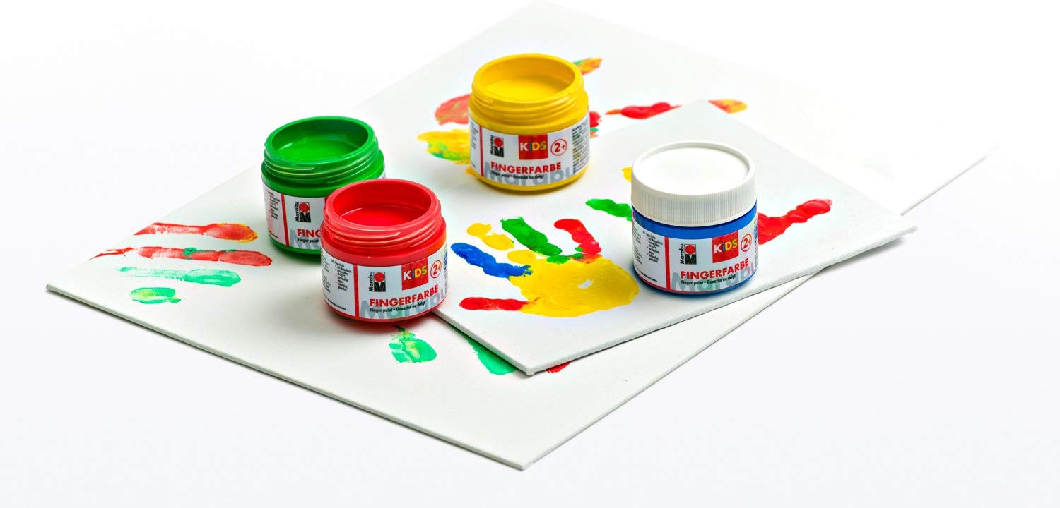 Marabu Kids Fingerfarbe-Set 6x100ml 