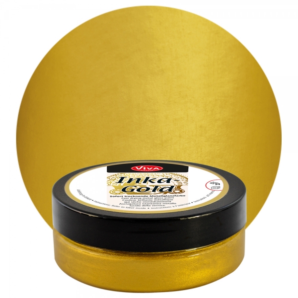 Viva Decor Inka Gold, 62,5g Dose Metallglanz Farbe 