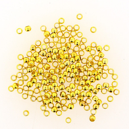 Quetschperlen 2mm, 2,6g , Metallschmelz Klemmperle