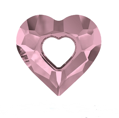 Swarovski Miss-U-Heart Crystal Antique Pink  26 mm, Designeredition, per Stück