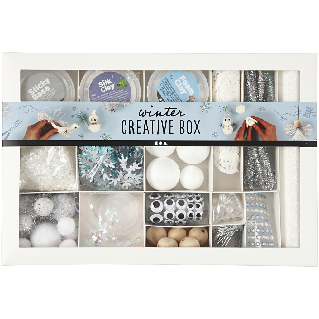Kreativbox Winter Bastelpackung Winterbastelbox 