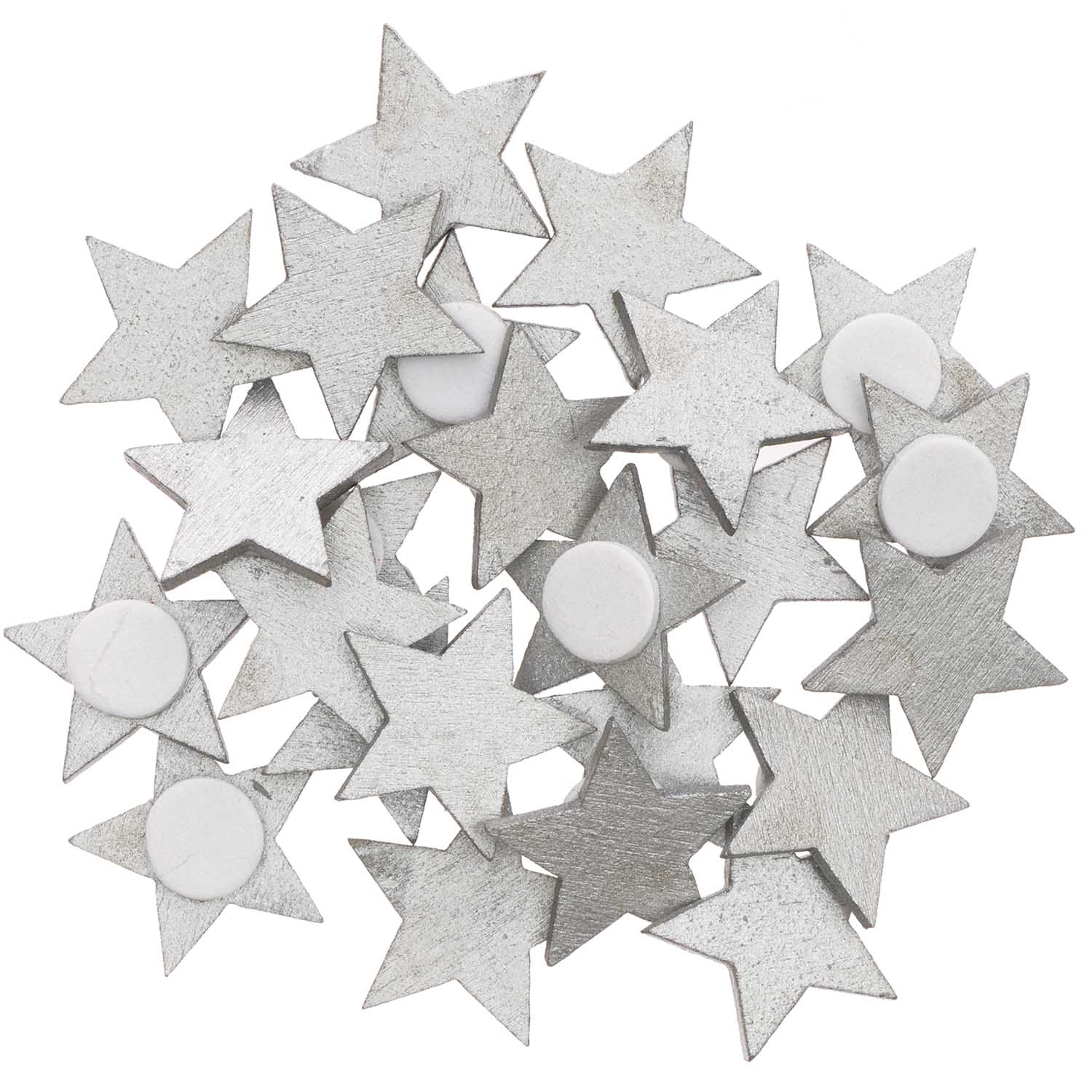 Holzsticker Sterne 20x19mm 24 Stück Holzsticker Sterne 20x19mm 24 Stück