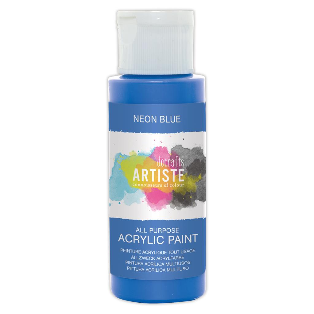 Docraft Artiste NEON Acrylic Paint Allesfarbe 59ml Docraft Artiste NEON Acrylic Paint Allesfarbe 59ml