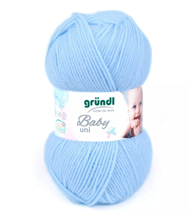 Gründl Baby Uni Babywolle 50g 150m