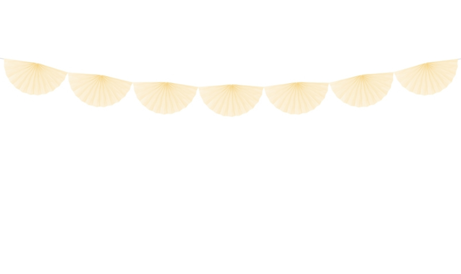 Rosetten-Girlande 0,4x3m Tissue Garland Rosette