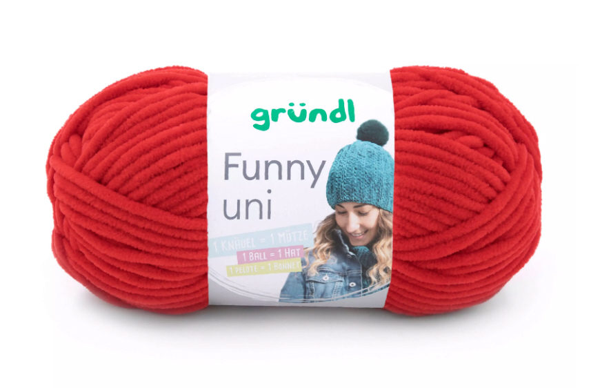 Wolle Funny, chenilleartige Microfaser, 100g/120m 100% Polyacryl Wolle Funny, chenilleartige Microfaser, 100g/120m 100% Polyacryl
