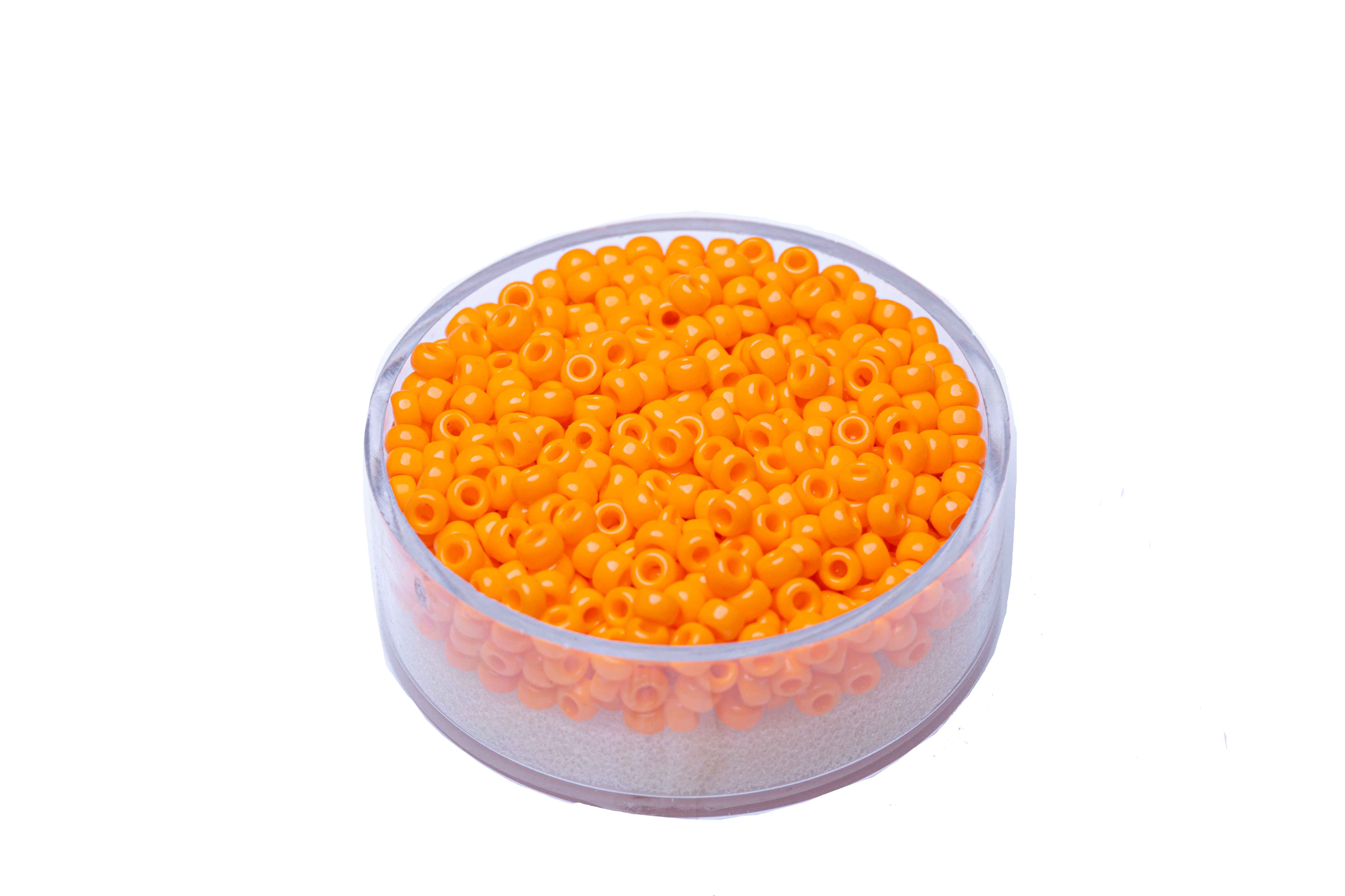 Miyuki Rocailles satt orange 2,5mm 12g