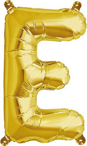 Foil Balloons Folienballone Alphabet ABC Buchstaben Zahlen gold 14"