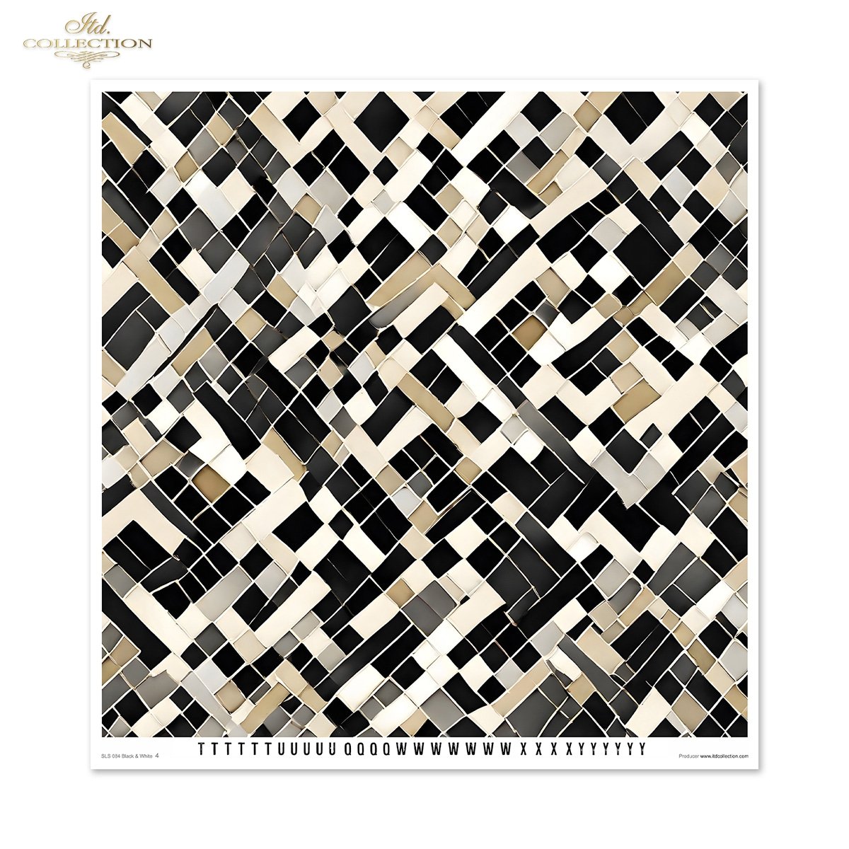 Scrapbooking Papierset Black & White 11 Bögen FSC Recycled 200g/m² Scrapbooking Papierset Black & White 11 Bögen FSC Recycled 200g/m²