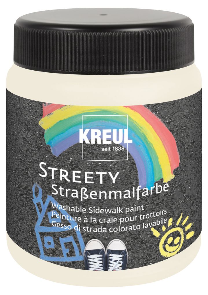 Streety Straßenmalfarbe Wolkenweiß 200ml