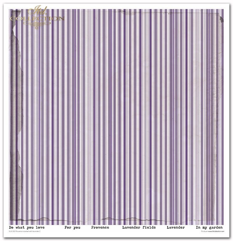 Scrapbooking-Papier Set Provence Lavender lila  31x32cm 200 g/m2 11 Blatt 