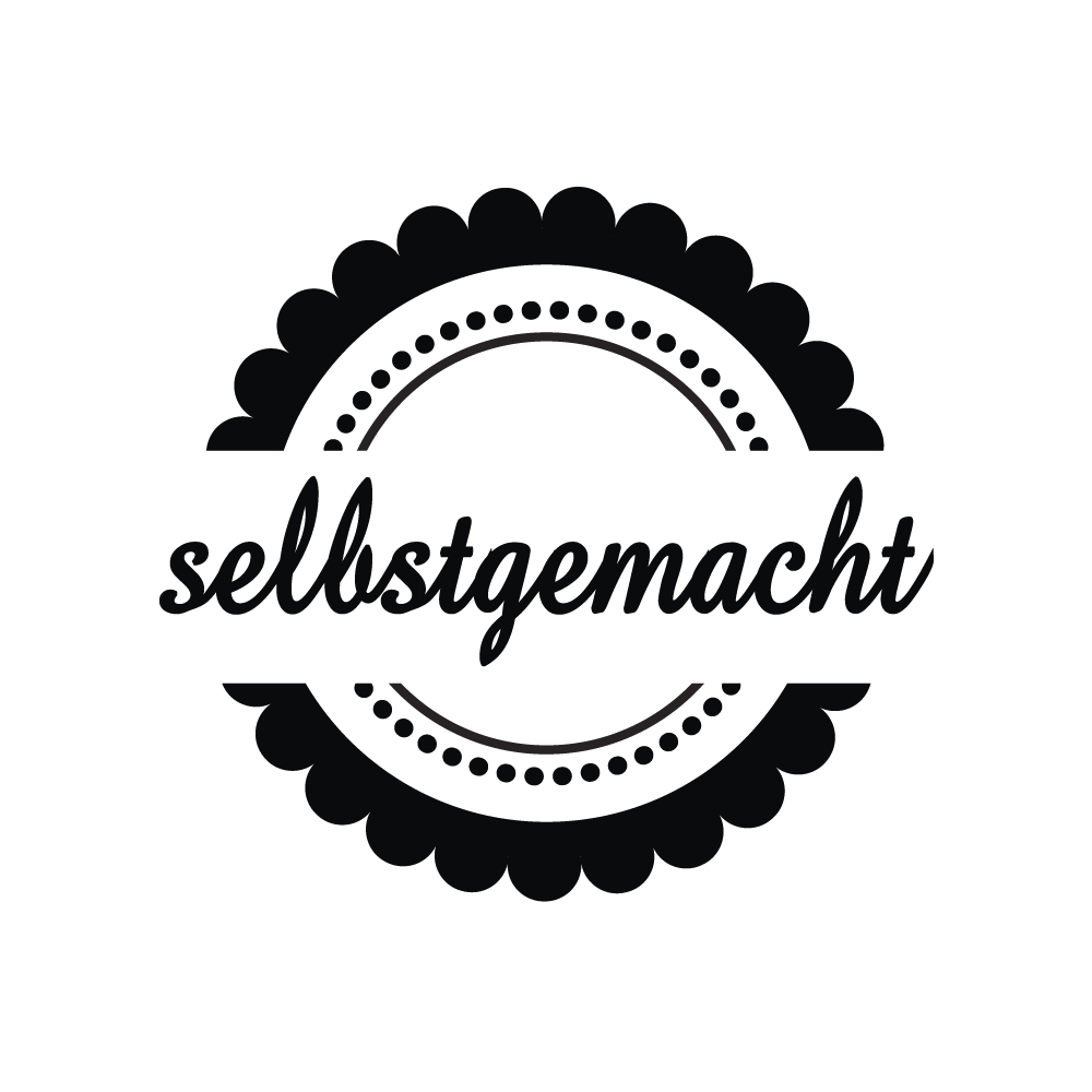 Stempel - selbstgemacht, rund 3 cm