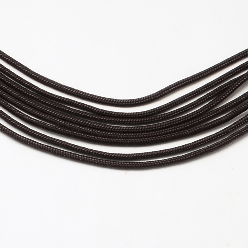 Paracord Kordel UNI DUNKELBRAUN einfärbig 2mm 10m/ Bund