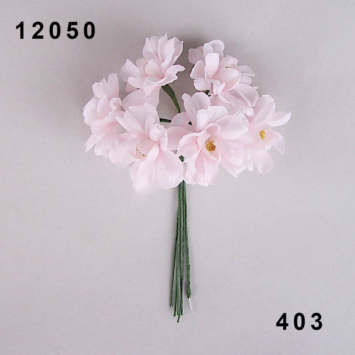 Azalee-Blüten auf Drahtstiel 6 Stück 