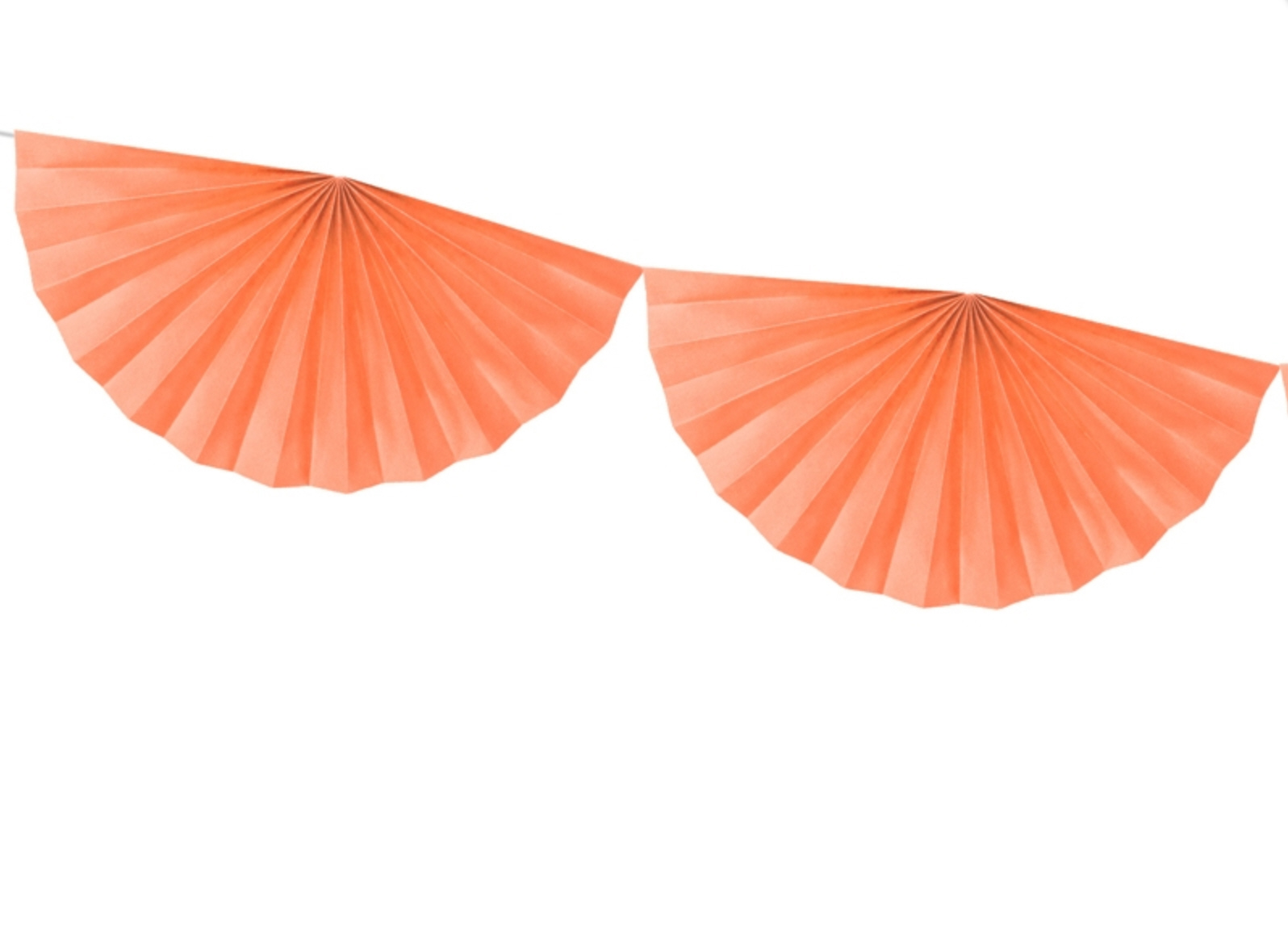 Rosetten-Girlande 0,4x3m Tissue Garland Rosette