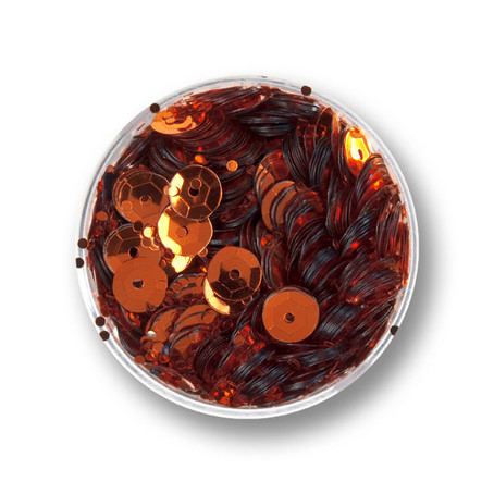 Pailletten orange 30g 4000 Stück 6mm Paillettenschüssel Sequins Pailletten orange 30g 4000 Stück 6mm Paillettenschüssel Sequins