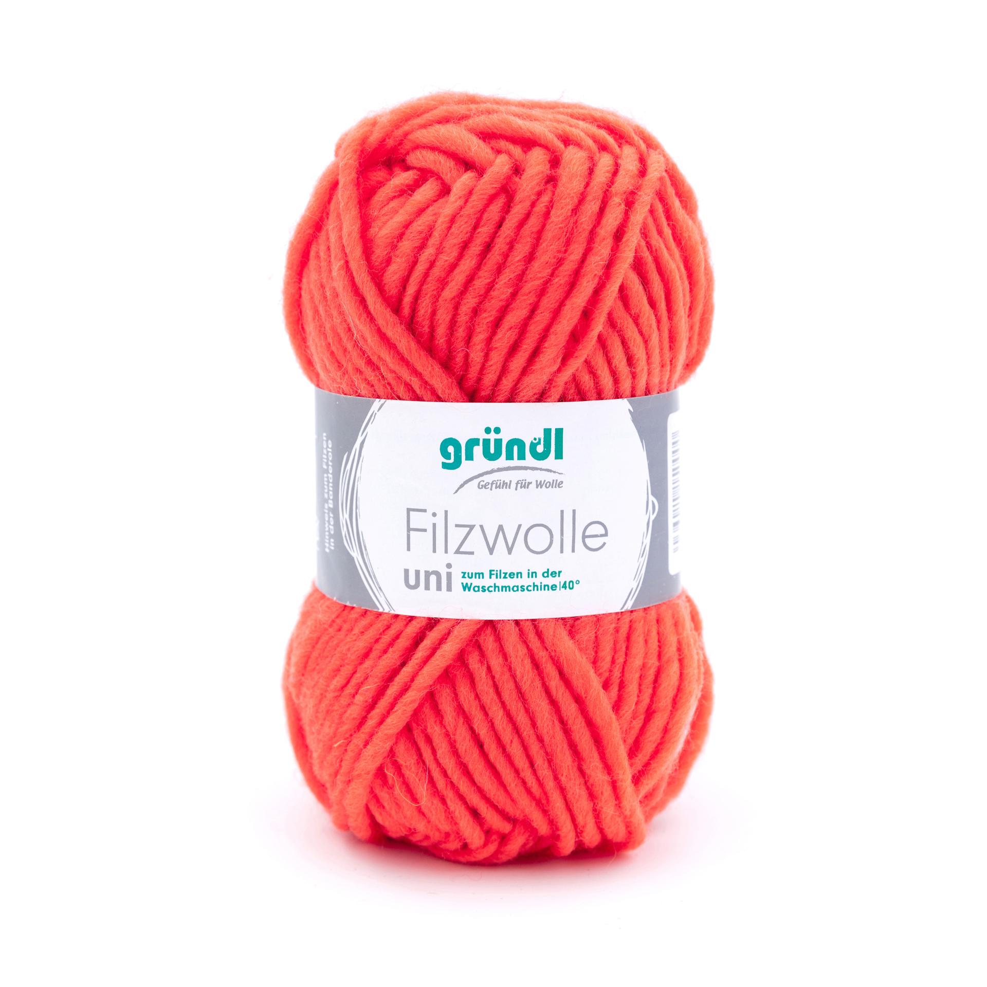 Strickfilzwolle 50g- 50m Schurwolle Strickfilzen Waschmaschinenfilzen 