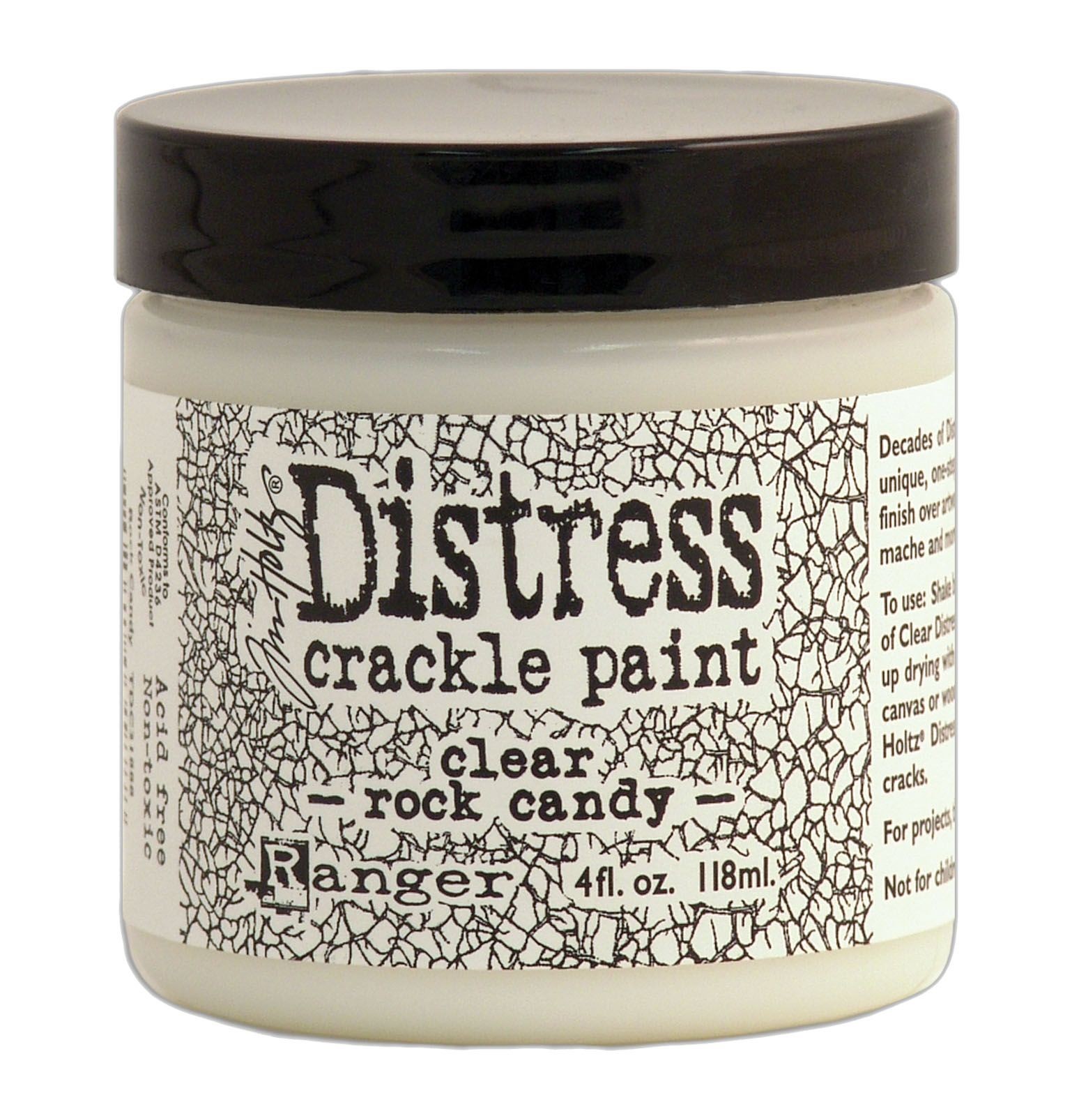 Distress Crackle Paint transparent Rock Candy 118ml